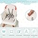 FANTASK Hochstuhl Klappbar, 6-in-1 Babyhochstuhl mit Sicherheitsgurt und abnehmbares Tablett, Verstellbar Babystuhl, Natur
