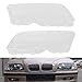 kaakaeu 1 Paia Sinistro Destro Faro Lente Trasparente Copertura in Plastica per BM-W E46 Serie 3 1998-2001 Parte di Ricambio Auto Veicolo