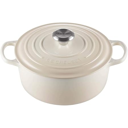 Le Creuset Enameled Cast Iron Signature Round Dutch Oven, 4.5 qt., Meringue