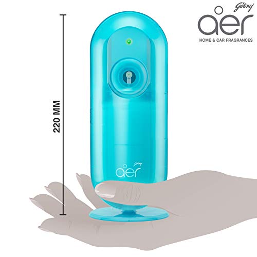 Image of Godrej aer Smart Matic - Bluetooth Enabled Automatic Air Freshener Kit, Alive 225Ml (134Gm & Automatic Air Freshener Spray Kit With Flexi Control - Cool Surf Blue (225 Ml)
