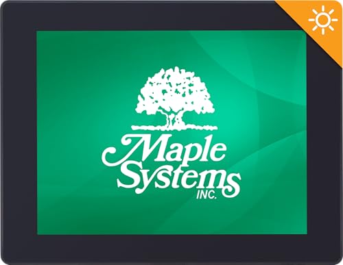 Image of 12.1 inch Capacitive Panel-Mount Touch Screen Monitor, 1000 Nits, 1024x768, Steel Chassis, VESA Mount Available, MON1012APHv2