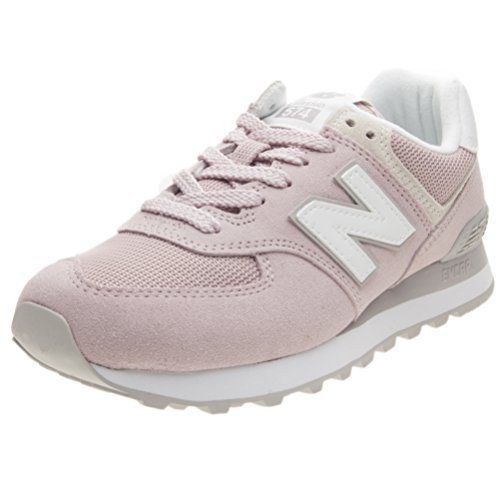 New Balance Women's 574 V2 Essentials Sneaker, Faded Rose/Overcast, 7