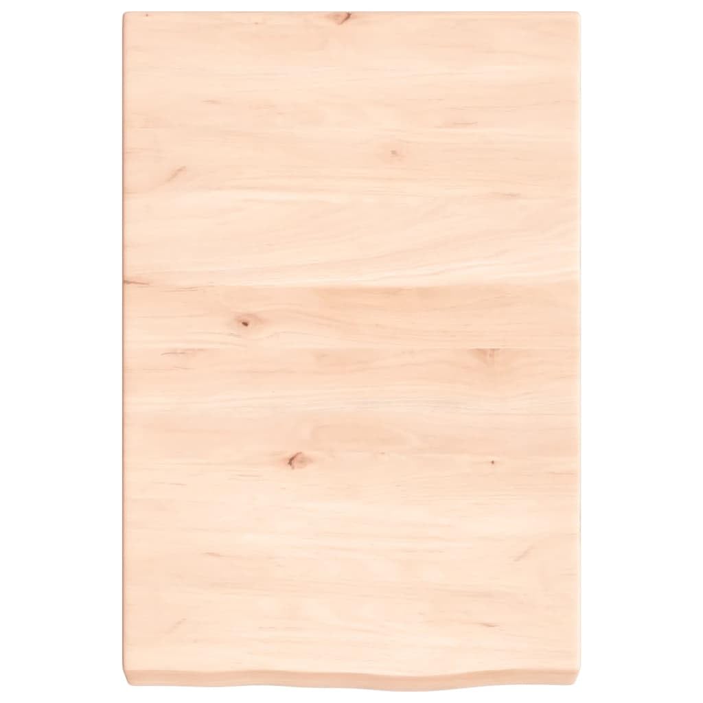 Blat umywalki 40 x 60 x (2-6) cm, lite drewno, nieobrobiony