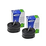 Fahrradschlauch AV 13, 66 cm Schwalbe AV13 Fahrradschlauch, Unisex, Erwachsene, Schwarz, 66,04 cm (26 Zoll)