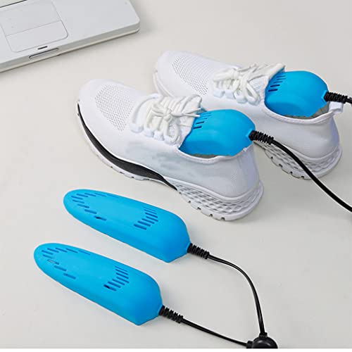 Secador de zapatos eléctrico portátil azul miniatura 2
