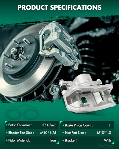 Image of SCITOO Front Right Brake Caliper With Bracket 19B1460 Compatible For Acura For CL /For Integra, For Acura For TL /For Accord /For CR-V /For Odyssey /For Prelude, For Isuzu For Oasis