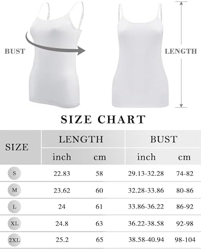 BQTQ 3 Stks Womens Hemdje Tank Top Spaghetti Strap Hemdjes Dames Onderhemden, Zwart, Wit, Grijs, S