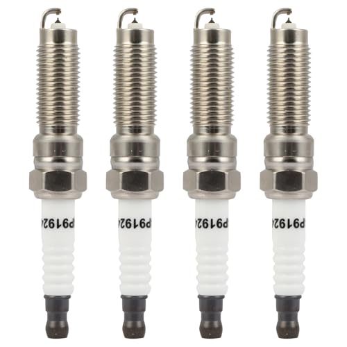 ECCPP Spark Plug Platinum Iridium Fit for Ford for Escape 2017-2019,for Ford for Fusio 2014-2020 Replacement for 91924 (4 Spark Plugs)