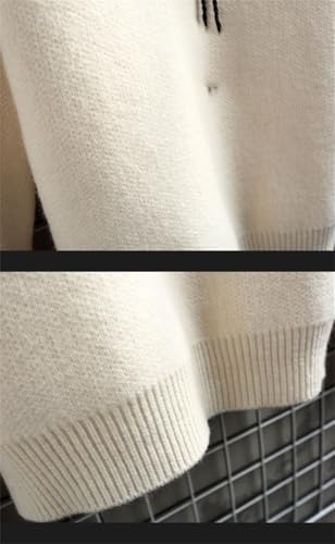 Men's Solid Color Turtleneck Sweater Korean Style Pullover Long Sleeve Casual Comfortable Warm Knit Top4