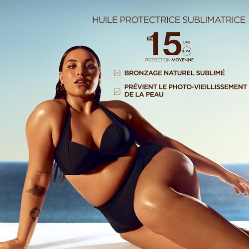 Garnier Ambre Solaire Ideal Huile Protectrice Sublimatrice De Bronzage Fps15 150 Ml - vue 3