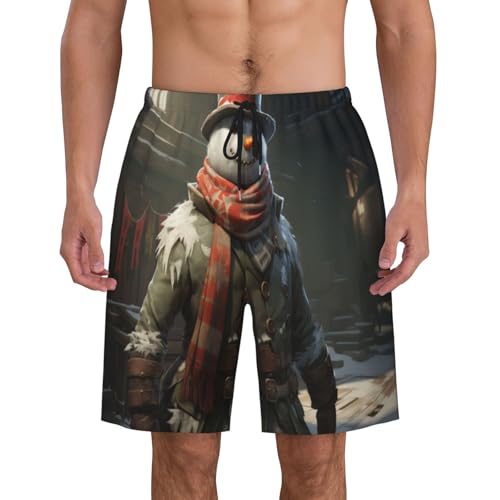 Yeti Warrior Men Beach Pants â€“ Swim Trunks for Men,Quick-Dry and Comfortable, Suitable for Beach, Surf, and Everyday Wear - Main Image