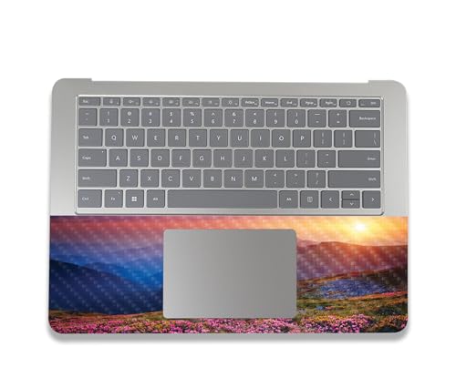 Image of MightySkins Carbon Fiber Skin Compatible with Microsoft Surface Laptop Studio 2 (2023) Full Wrap Kit - Field of Color | Protective Durable Textured Carbon Fiber Finish | Made in The USA
