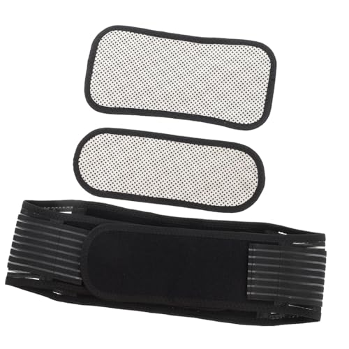 Faja lumbar negra para soporte de cintura unisex miniatura 1
