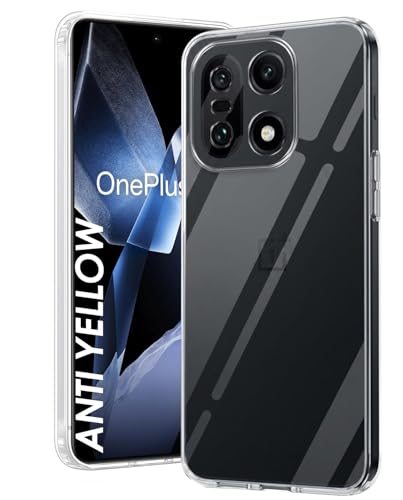 Image of DIZORO Compatible with Oneplus 15 5G Back Cover Case Clear,[ Anti Yellow ][Military Grade Protection] Hard PC Back Cover Transparent