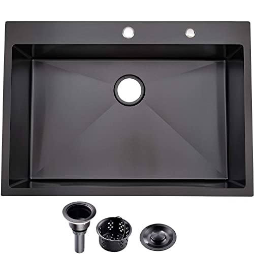 33 Inch Gunmetal Black SUS304 Sink