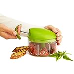 Kuhn Rikon Pull Chop Chopper/Manual Food Processor with Cord Mechanism, Green, 2-Cup - Image 4