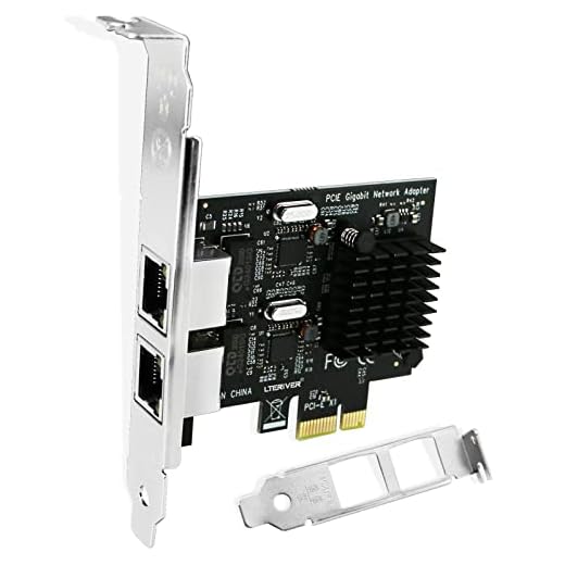 LTERIVER PCI Express to 2-Ports Gigabit Ethernet Adapter for Windows Server,7,8.0,8.1,10(32/64) and Linux System-Dual Ports Gigabit PCIE Network Interface Card-Realtek RTL811GN Chipset (PCE-NIC2)