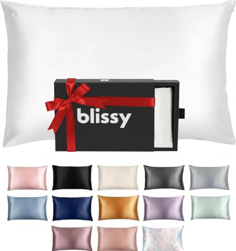 Blissy Silk Pillowcase - 100% Pure Mulberry Silk - 22