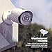 Amcrest 4K (8MP) IP POE Camera, UltraHD Outdoor Bullet, 3840x2160, 98ft NightVision, 125° FOV, IP67, MicroSD (256GB), Human & Vehicle Detection, Tripwire & Intrusion, (IP8M-2496EW-AI-V3)
