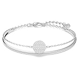 bracciale dodo uomo titanio Eleganza sfavillante: il bangle placcato in tonalità rodio della popolare linea Ginger raffina ogni look con un disco in pavé di cristalli bianchi che crea il classico scintillio firmato Swarovski
