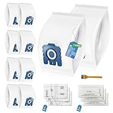 10 Stück Staubsaugerbeutel für Miele Complete C3, Classic C1, Complete C2, S2 S5 S8, S600 S800 Hyclean 3D GN Staubsauger mit 3 Motorfilter & 3 Abluftfilter Ersatz Zubehör 9917730 12421130