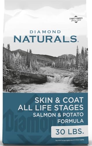 Diamond Naturals Skin & Coat Puppy, Adult & Senior Dry Dog Food Salmon 30lb