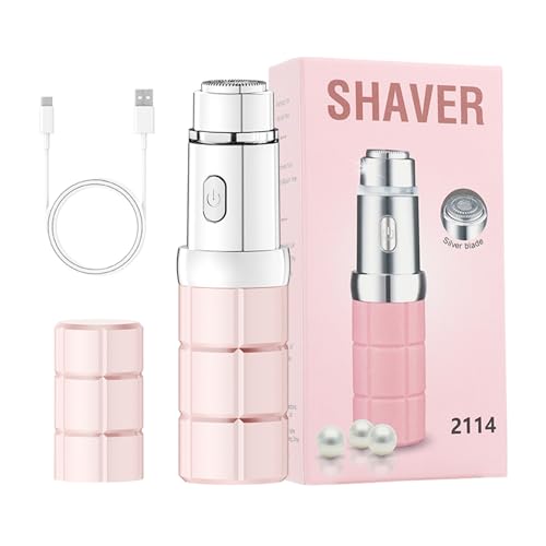 Máquina De Afeitar Para Mujeres,Depiladora Sin Dolor Con Forma De Lápiz Labial | Recortadora de Femenino de Viaje - para Belleza, Arreglo Personal, Cara, Cuerpo, Piernas, Brazos, Zona Íntima