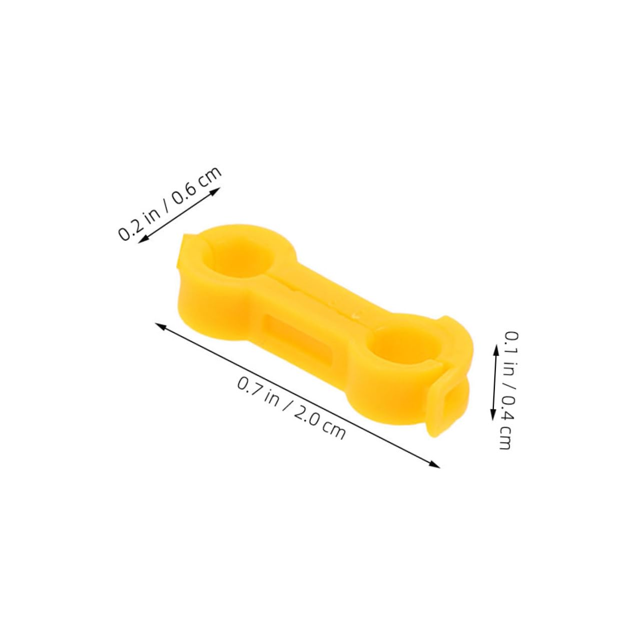 Garneck 10Pcs Chick Leg Support Bands Splay Leg Correction Braces for Poultry Inner Diameter Efficient Alignment Aid for Birds Comfortable Fit for Healthy Growth