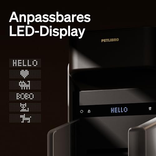 PETLIBRO RFID Futterautomat für Katze, 5G Wi-Fi Automatischer Haustier-Futterspender, Katzen-Futterautomat mit Collar-Tag-Sensor, Automatischer Katzenfutterspender mit App, 1–10 Mahlzeiten, 3L