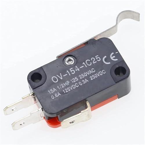 Interrupteur fin de course 15A 250V V-154-1C25 micro interrupteur momentané à roulette long