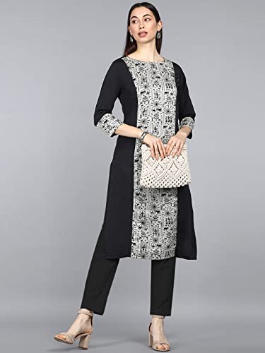 Image of Vaamsi Women's Polyester Regular Kurta