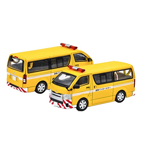 Toyota Hiace Elacar miniature 1/64 voiture de patrouille miniature de collection