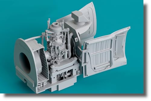 Reskit Caja de cambios Cobra RSU32-0136 1/32 AH-1G con puertas para kit ICM (impresión 3D)