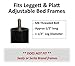 Leggett & Platt Adjustable Bed Leg Kit, 3