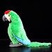 ZHONGXIN MADE Simulation Colorful Macaw Plush Toy - 22 inch Green Lifelike Macaw Parrot Stuffed Animal, Forest Real Life Birds Plush Toy Gift Collection for Kids
