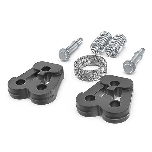 Lot De 2 Supports De Réparation Pot D'Échappement – Kit Montage Catalyseur Caoutchouc Compatible Smart ForTwo 451