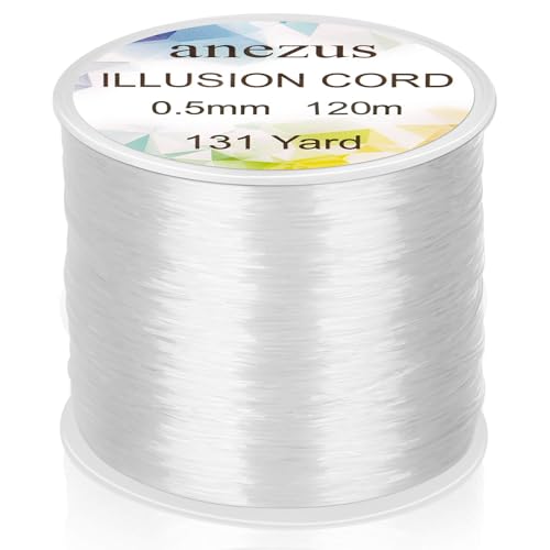 Image of Anezus Fishing Wire for Hanging, Clear Fishing Line Invisible String Strong Monofilament Line for Hanging Decorations and Crafts