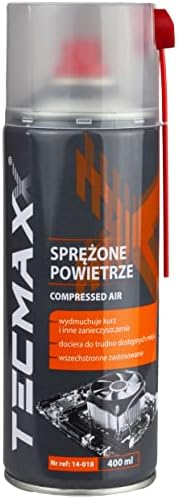 TECMAXX Compressed Air - Aerosol de aire comprimido con extensión...