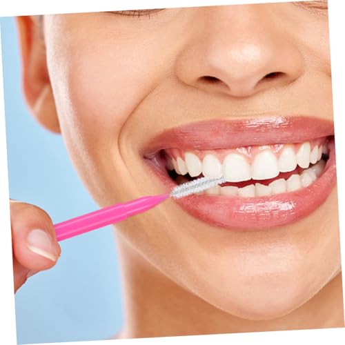 SAFIGLE 50Stücke Teiliges Interdentalbürsten für Zahnpflege mit Borsten Effektive Zahnreinigung für Zahnzwischenräume Ergonomisches Design für Optimalen – Bild 6