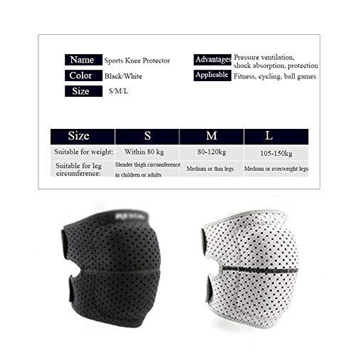 Genouillère élastique compression active pour running et basket en taille M - 6