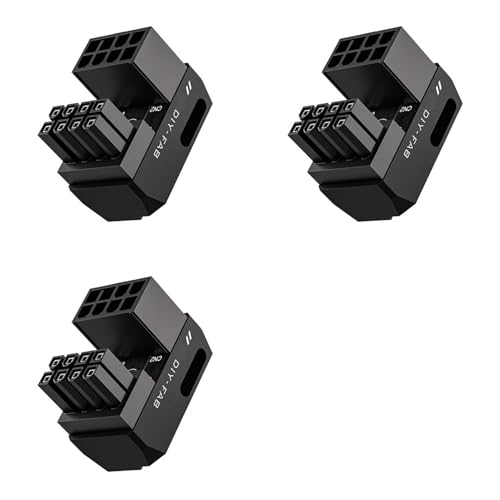 Pohmndz 3X 8 �s�� PCle 3.0 GPU �d���A�_�v�^ 180 �x�R�l�N�^ �d�� ���p �G���{ �A�_�v�^ �f�X�N�g�b�v �O���t�B�b�N�X B