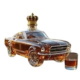 Carafe à whisky en forme de voiture en verre borosilicate