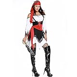 [Diki Home] ハロウィン衣装 海賊 キツネ 女性用 パイレーツオブカリビアン風 コスチューム衣装 ハロウィン/ハロウィーン・クリスマス・ COSPLAY仮装 変装