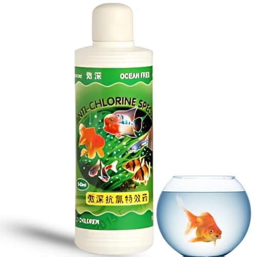 Image of Ocean Free 240Ml Anti-Chlorine Aquarium Water Conditioner - Instantly Removes Chlorine & Chloramine | Safe for Fish, Shrimp & Plants | Freshwater & Saltwater Use