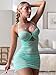 CRIPOM Sexy Lingerie for Women Bodycon Mini Dress Sheer Party Clubwear Outfits Lingerie Sets Mint Green L