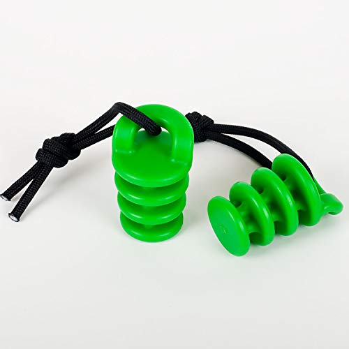 Ocean Kayak Scupper Stoppers - Pack of 2, (X-Small, Green)