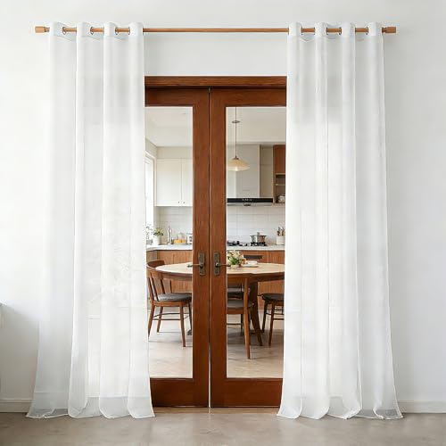 Rideau en voile contre les reflets et UV dans le salon - 2