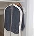 Smart Design Cedar Canvas Gusseted Garment Bag Hanger