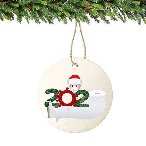 Eastdall Decoração De Casa,2020 Nova Decoração de Árvore de Natal Sobreviveu Família Ornamento de Na