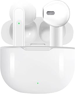 MAMAN True Wireless Earbuds Bluetooth Headphones Touch Control with Wireless Charging Case IPX8 Waterproof Stereo Earphones in-Ear Built-in Mic Headset Premium Deep Bass for Sport